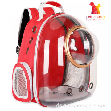 Pet Carrier Rucksack Space Capsule Blasen transparenter Rucksack für Katzen und Welpen